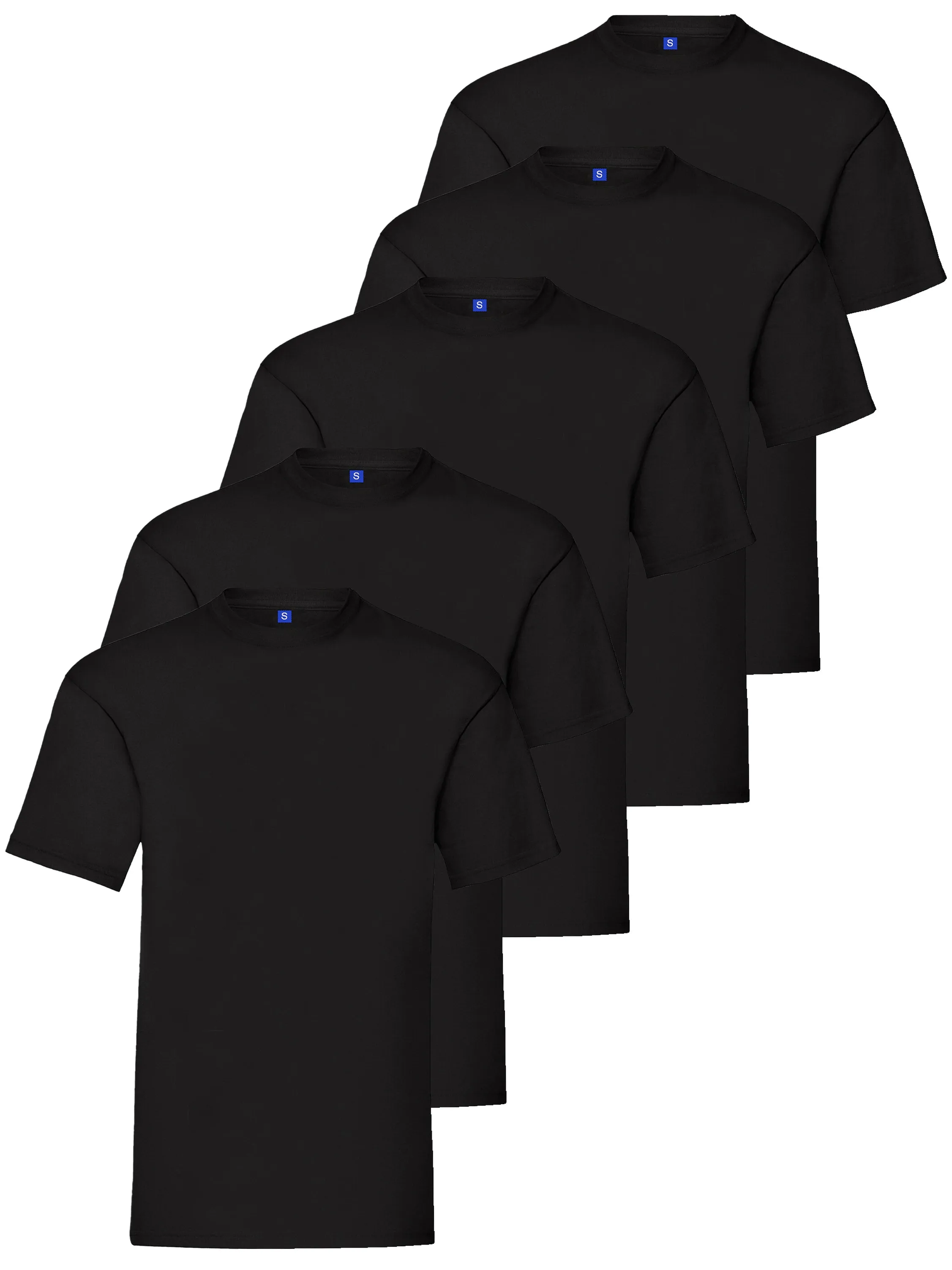 Kruze | Mens Crew Neck T-Shirt (5 Pack)