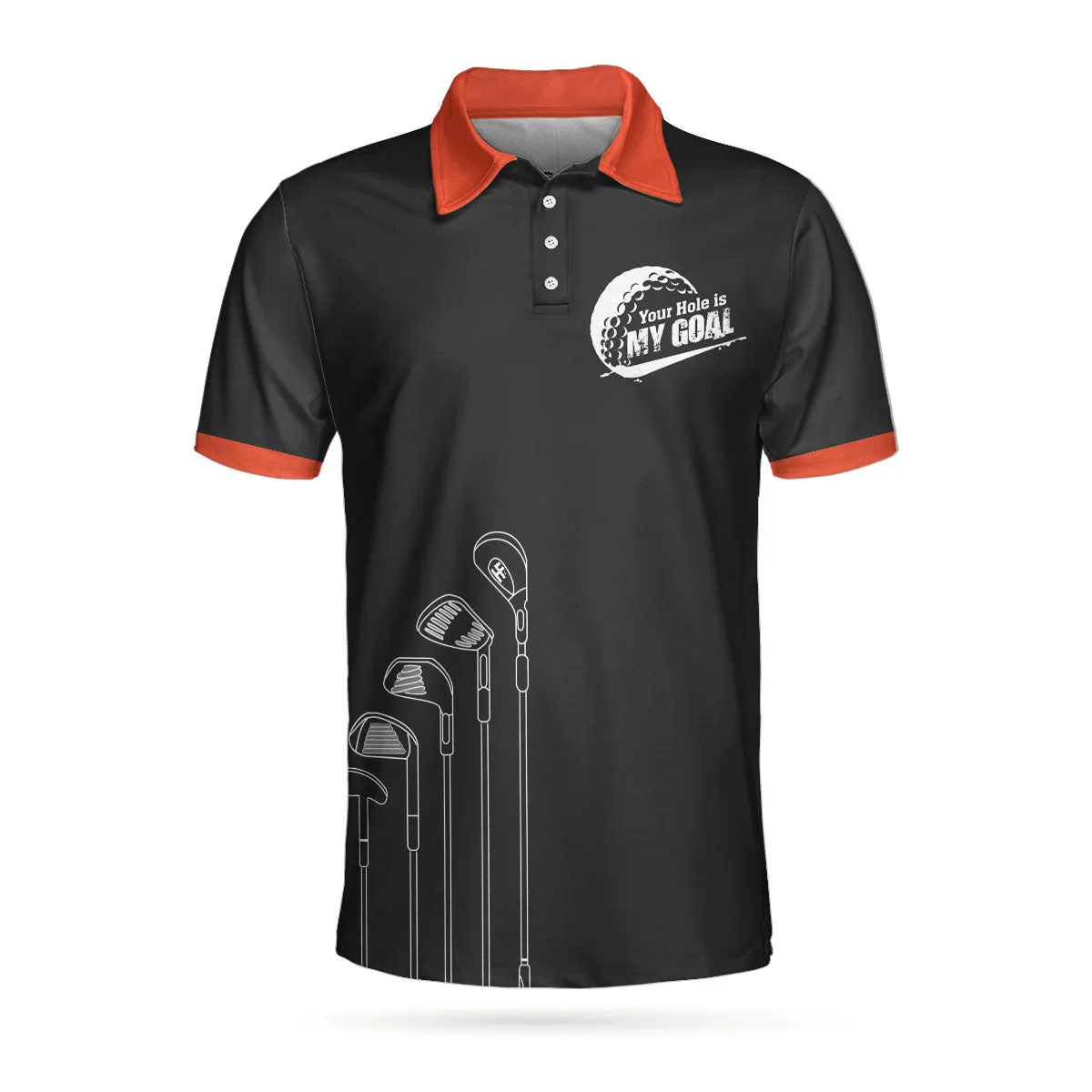 Life Is Full Of Important Choices Golf Clubs Polo Shirt, Your Hole Is My Goal Polo Shirt, Best Golf Shirt For Men Coolspod