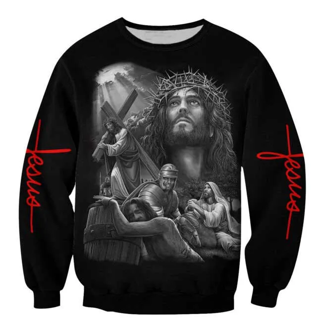 Love Jesus 3D All Over Printed Shirt, Sublimation Jesus T Shirt, Jesus Hoodie 3D