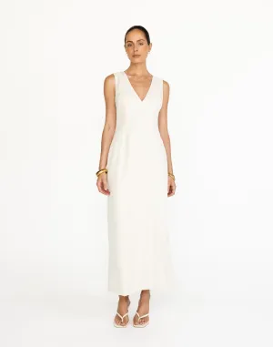 Luiza Maxi Dress (Oat)