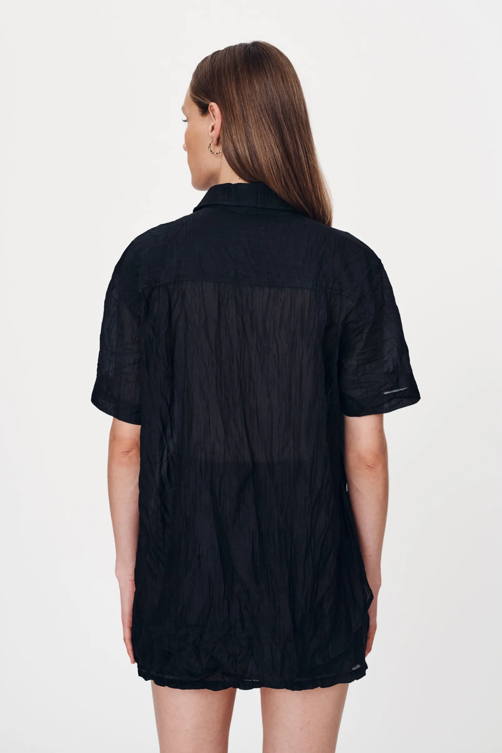 Mason Silk Shirt - Black