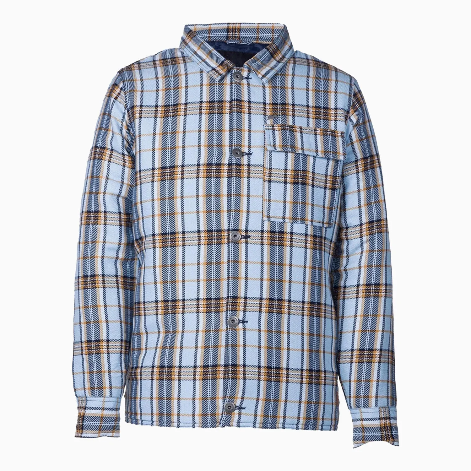 Men's Eugene Herringbone Plaid Woven Shirt