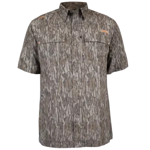 Men's Hatcher Pass Short Sleeve Camo Guide Shirt - Mossy Oak