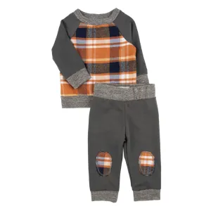 MIK Sierra Plaid Shirt and Pant Set