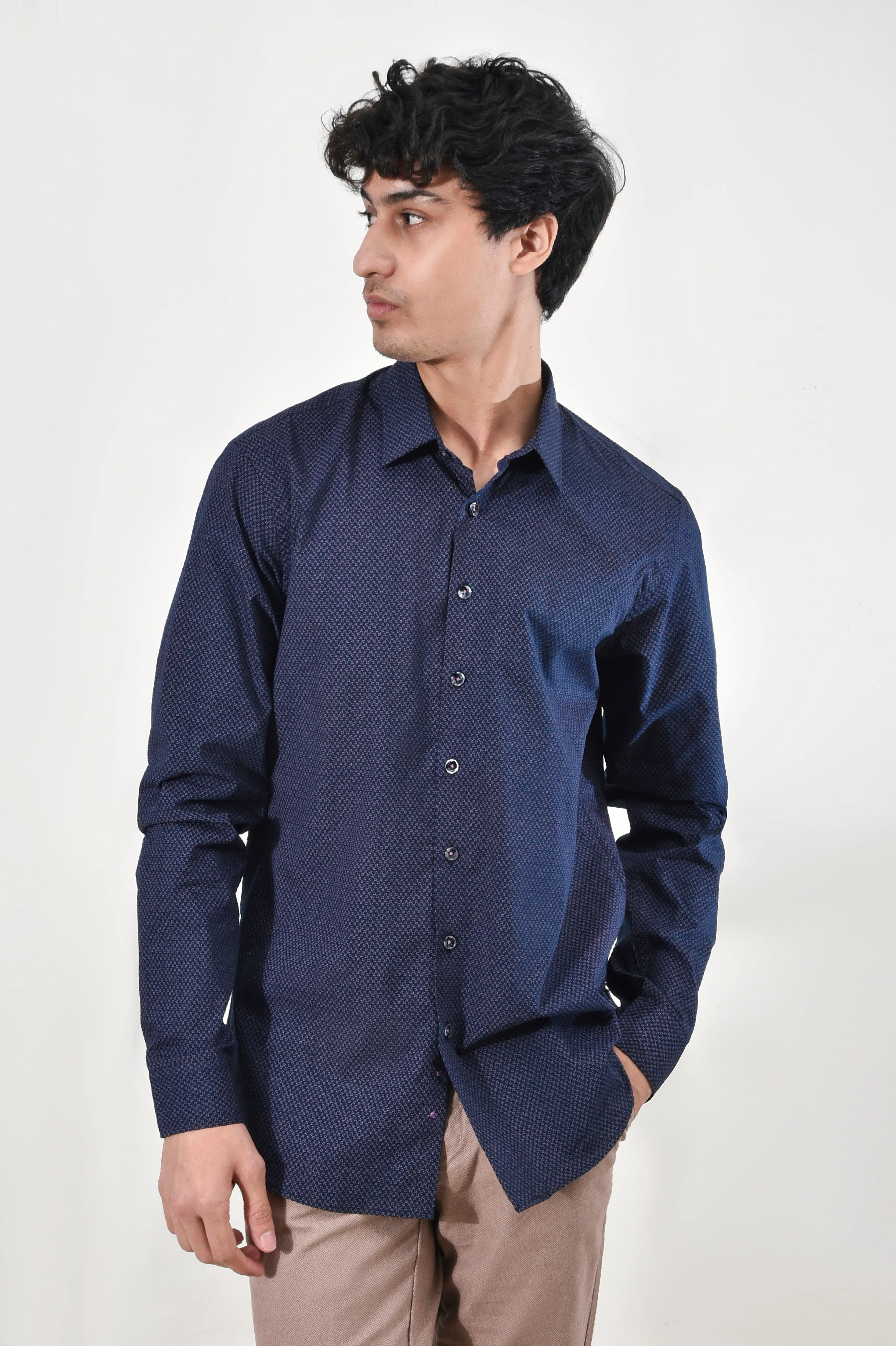 Nautical Dots Casual Shirt