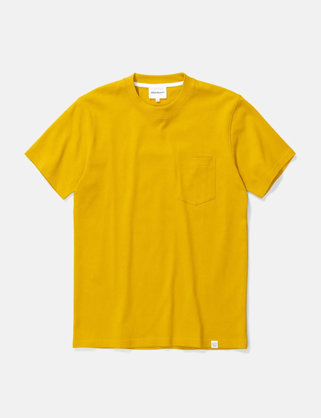 Norse Projects Johannes Pocket T-Shirt - Montpellier Yellow