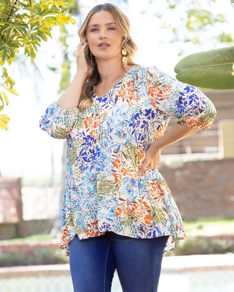 Oasis Flowy Swing Tunic Top - Sale!