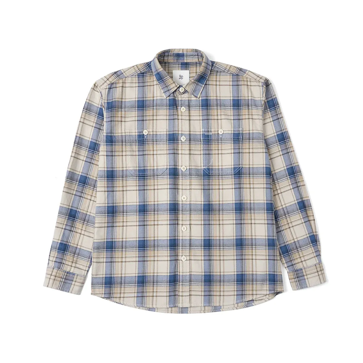 Plaid Casual Shirt with Soft and Comfortable Wooly Feel