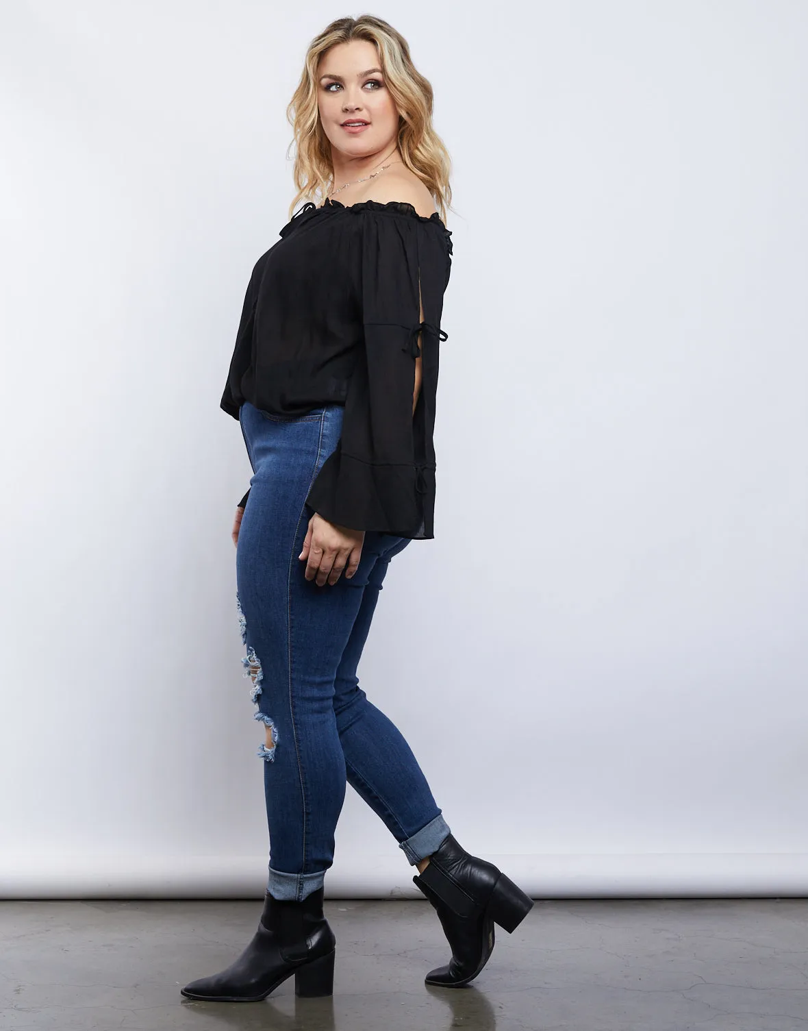 Plus Size Alana Long Sleeve Top