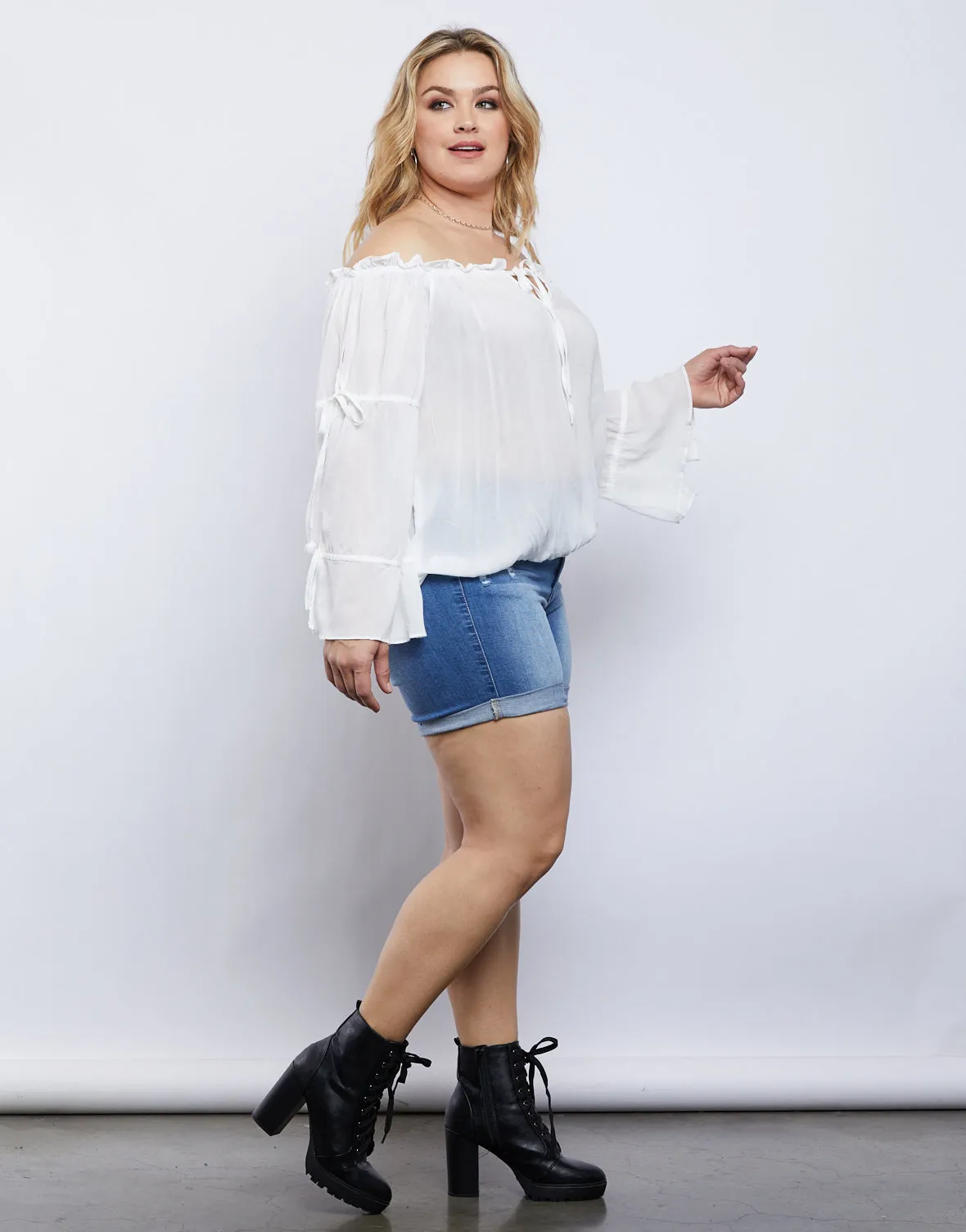 Plus Size Alana Long Sleeve Top