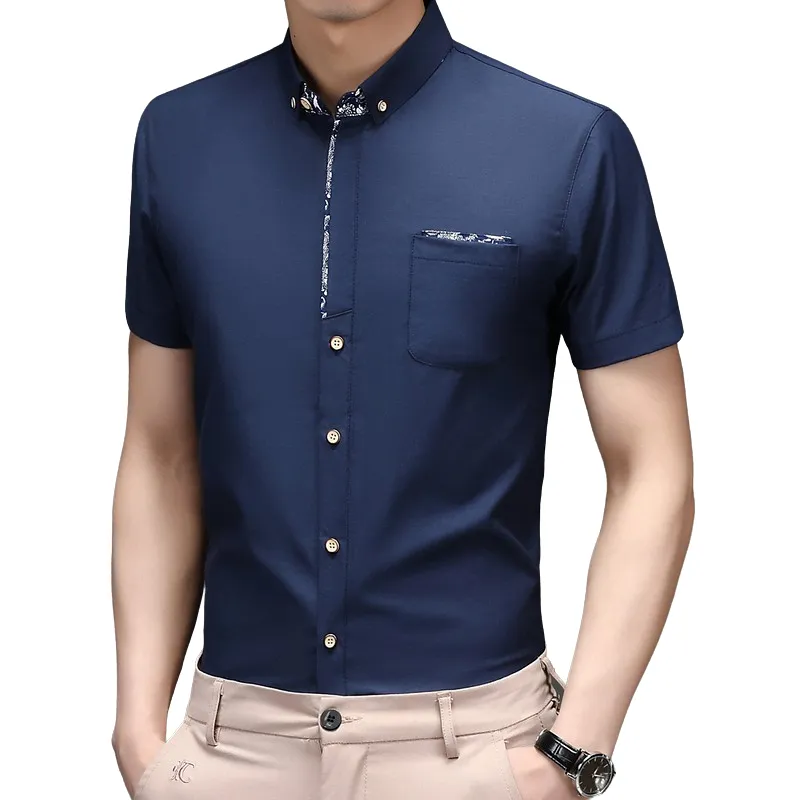 Pologize™ Elegant Chest Pocket Button Shirt