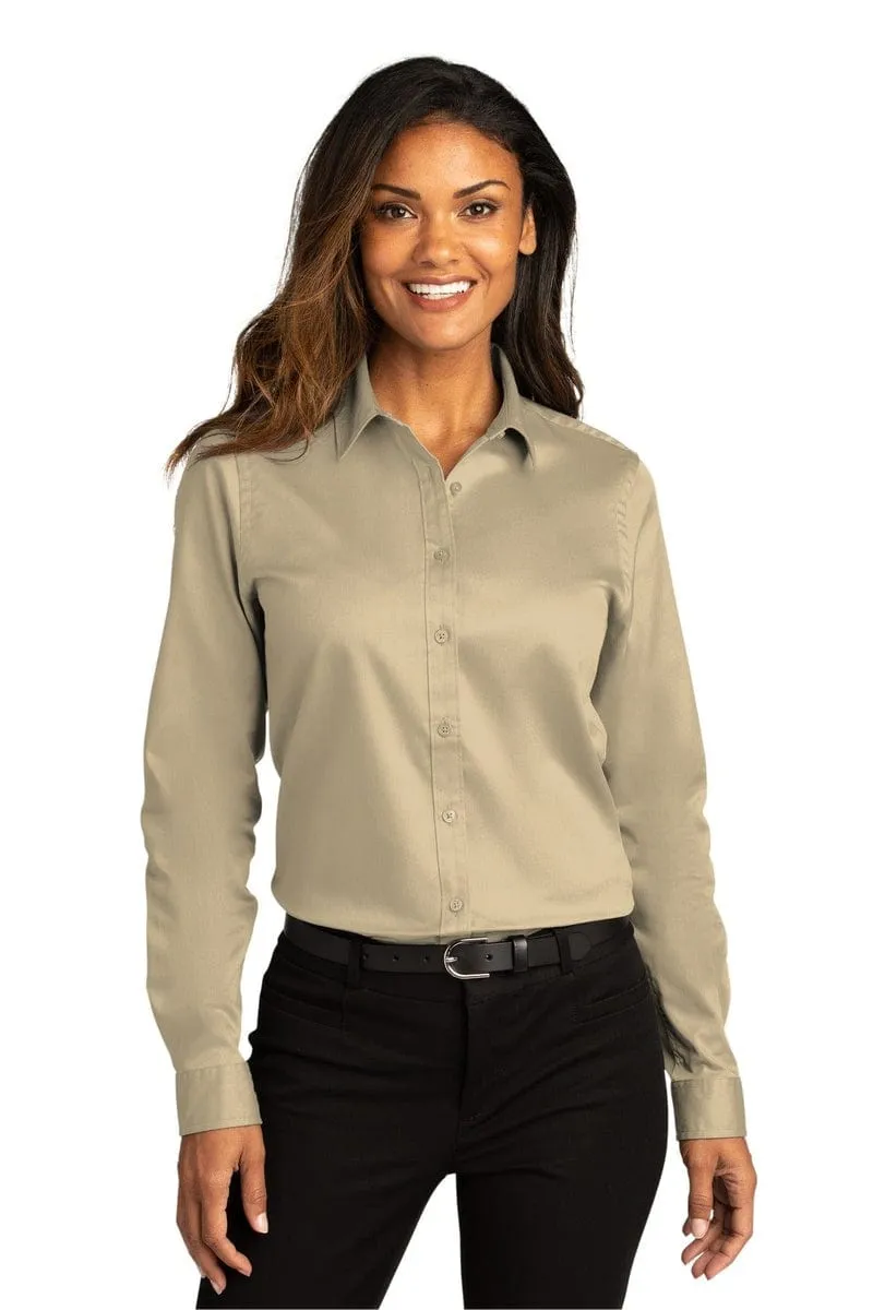 Port Authority ®  Ladies Long Sleeve SuperPro React ™ Twill Shirt. LW808