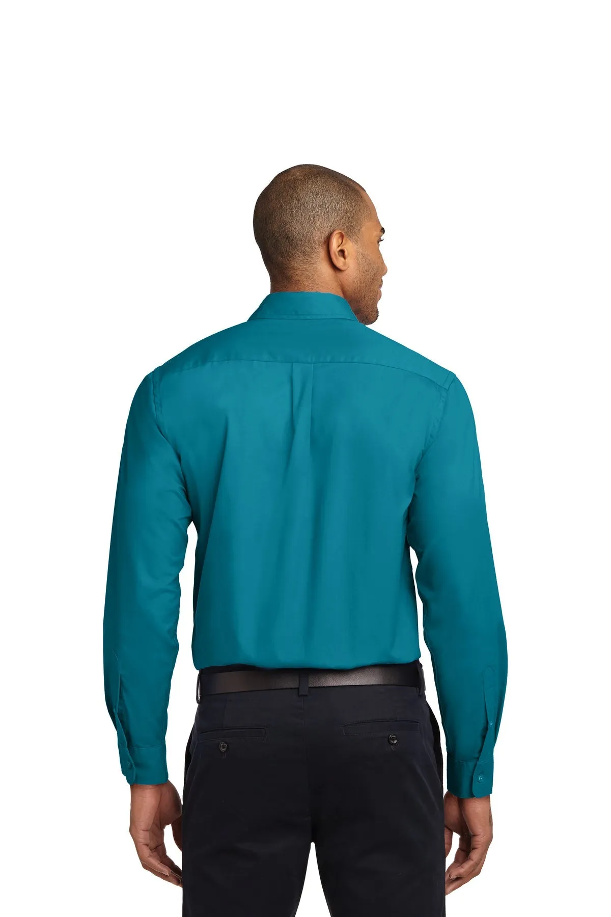 Port Authority Tall Custom Easy Care Shirts, Teal Green