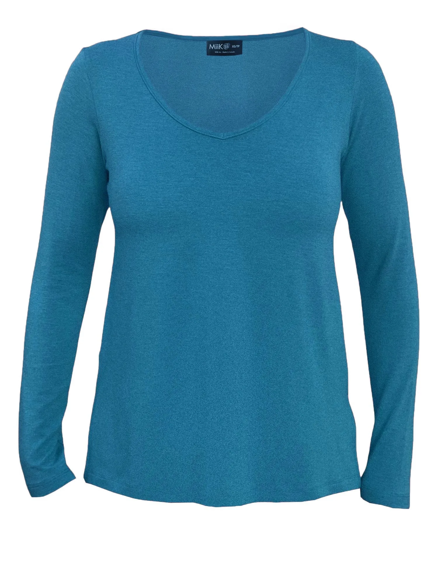 Priya modern long sleeve v-neck top - FINAL SALE