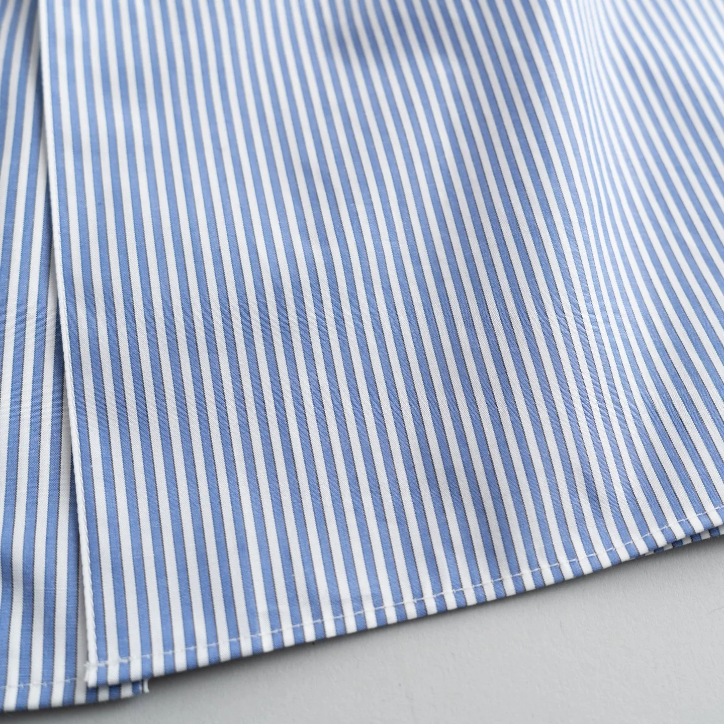 Regular Collar Shirt | Blue Stripe