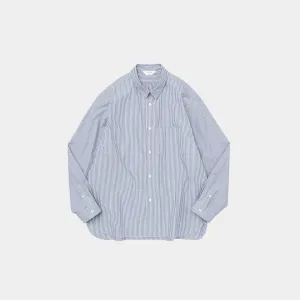 Regular Collar Shirt | Blue Stripe