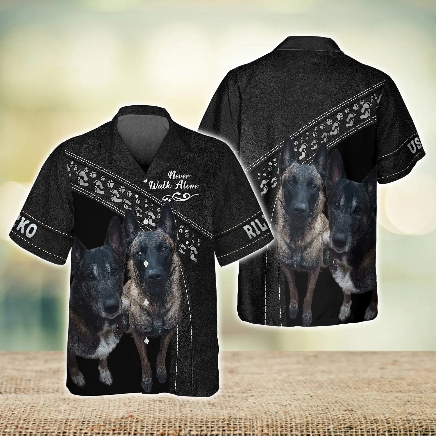 Riley And Uscko Lover Never Walk Alone, Shirt For Dog Lovers, Dog Memorial Gifts for loss of Dog