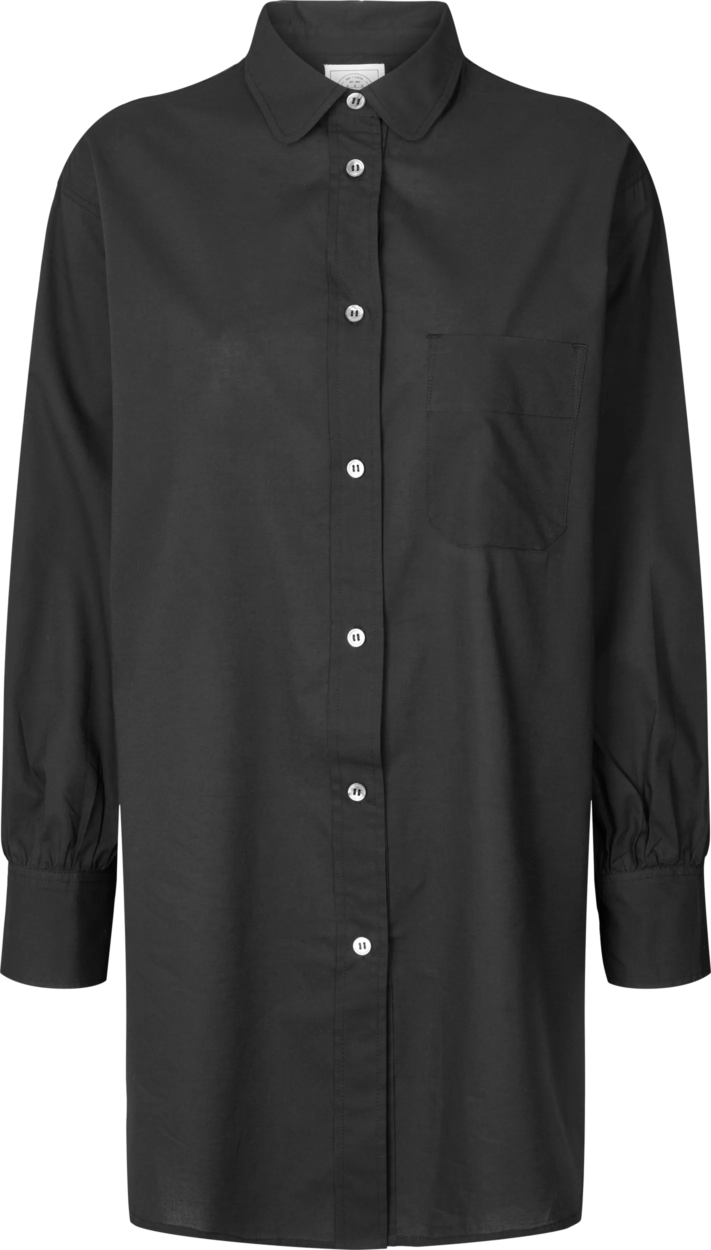 Rosa Shirt Poplin GOTS 243975 - Black