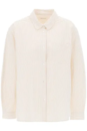 Skall Studio striped oversized shirt