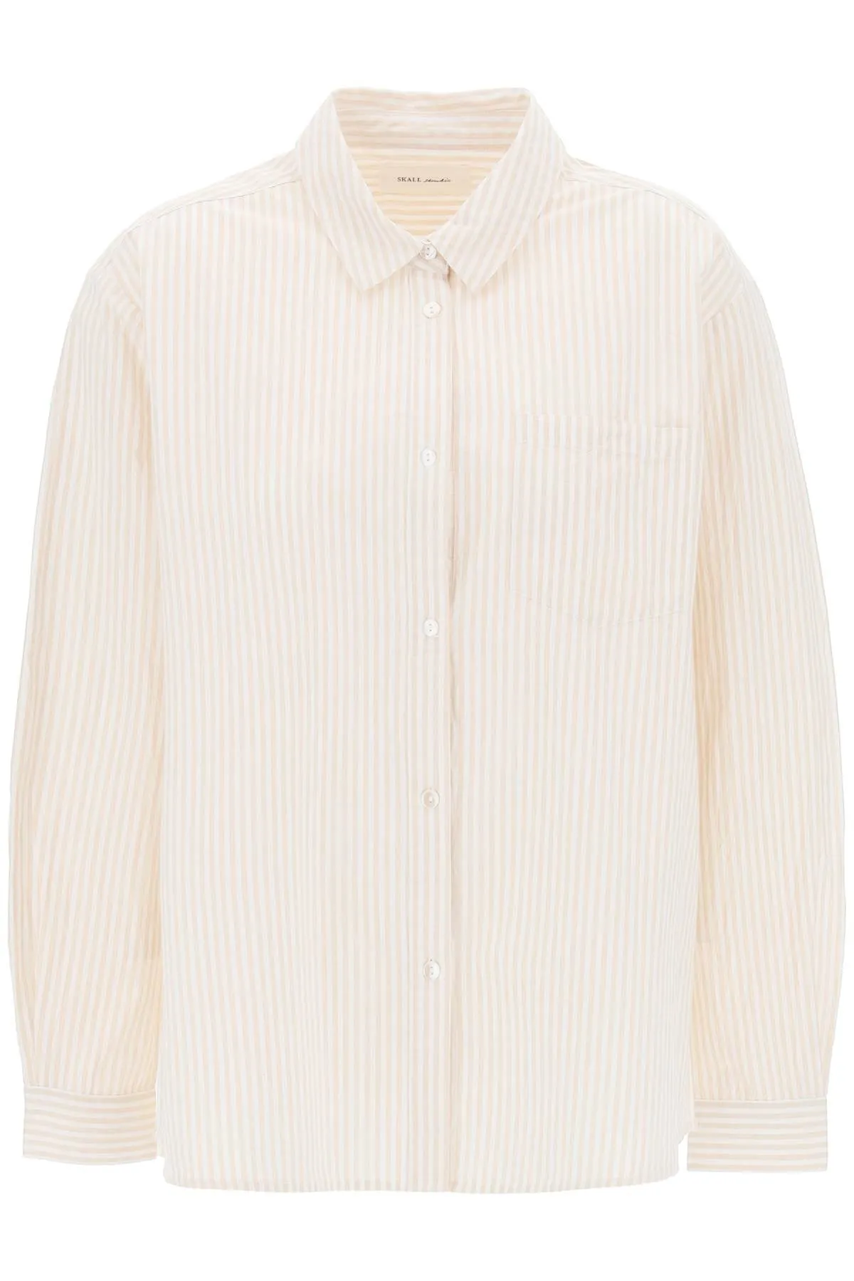 Skall Studio striped oversized shirt