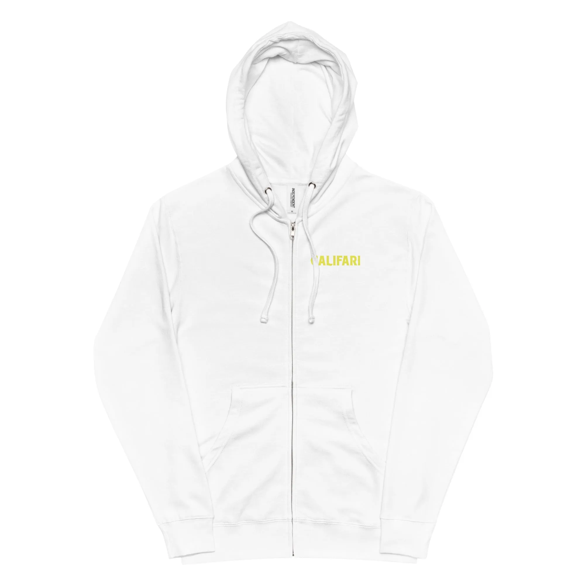 Sour Diesel Unisex fleece zip up hoodie