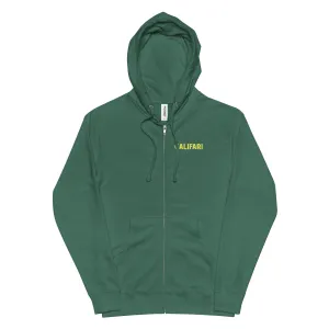 Sour Diesel Unisex fleece zip up hoodie