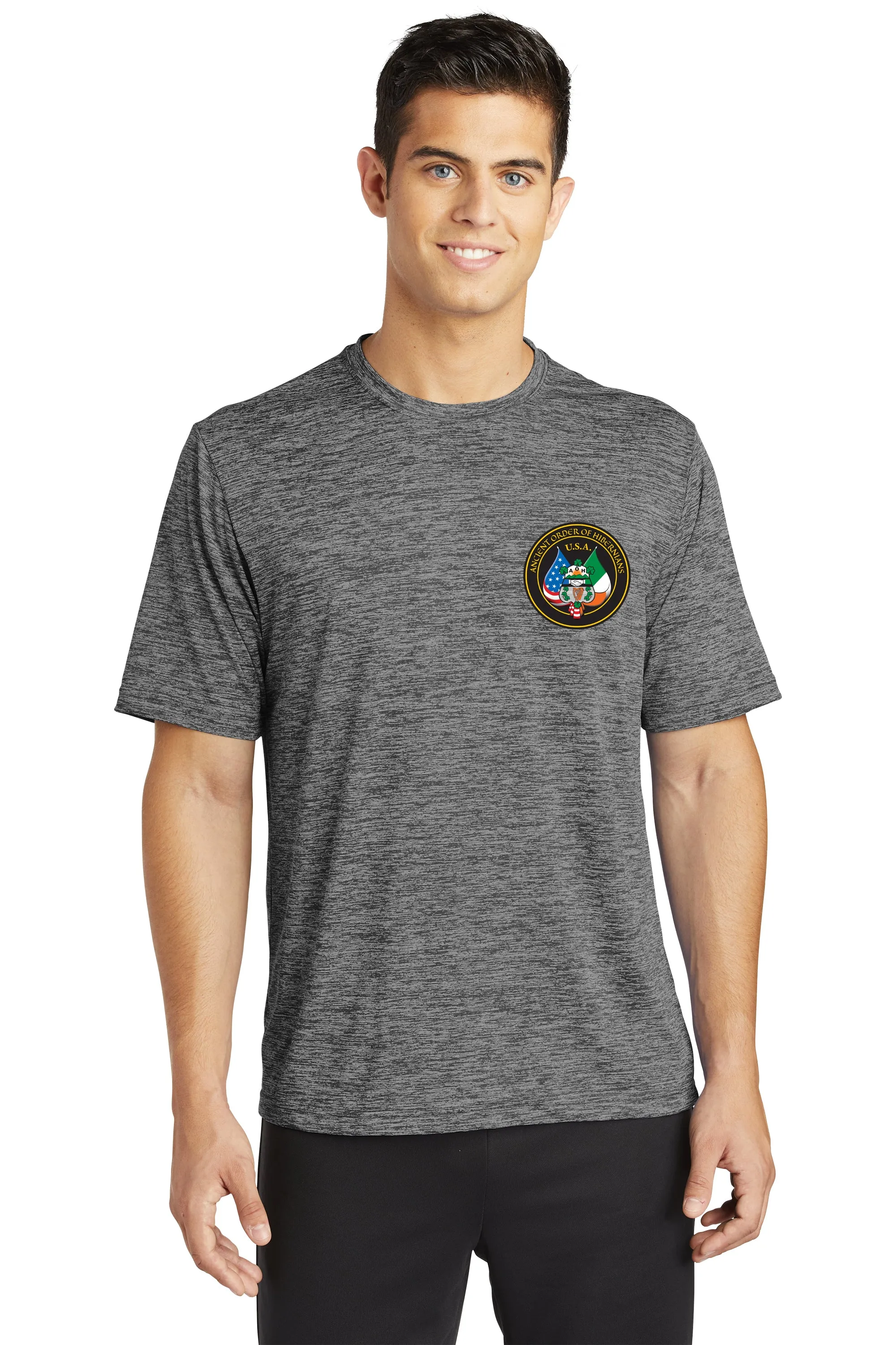 Sport-Tek® PosiCharge® Electric Heather Tee with Logo Options!