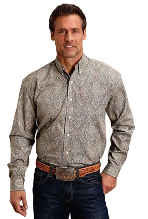 Stetson Men's Desert Paisley Multi-Colored Shirt