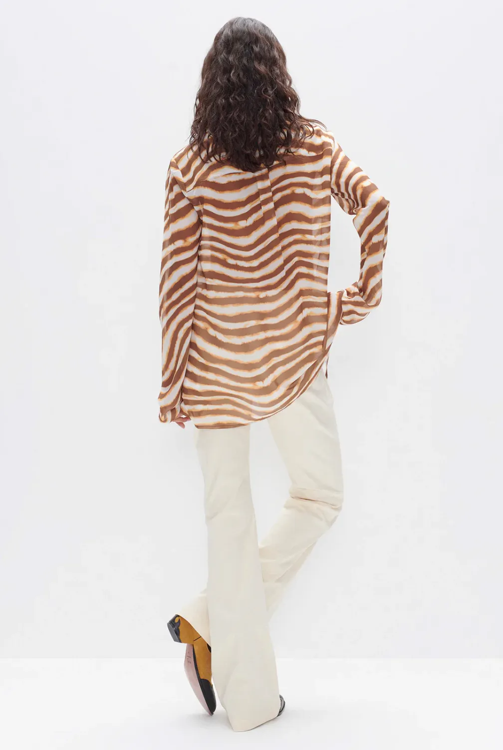 TAHLIA SHIRT - TIE DYE STRIPE