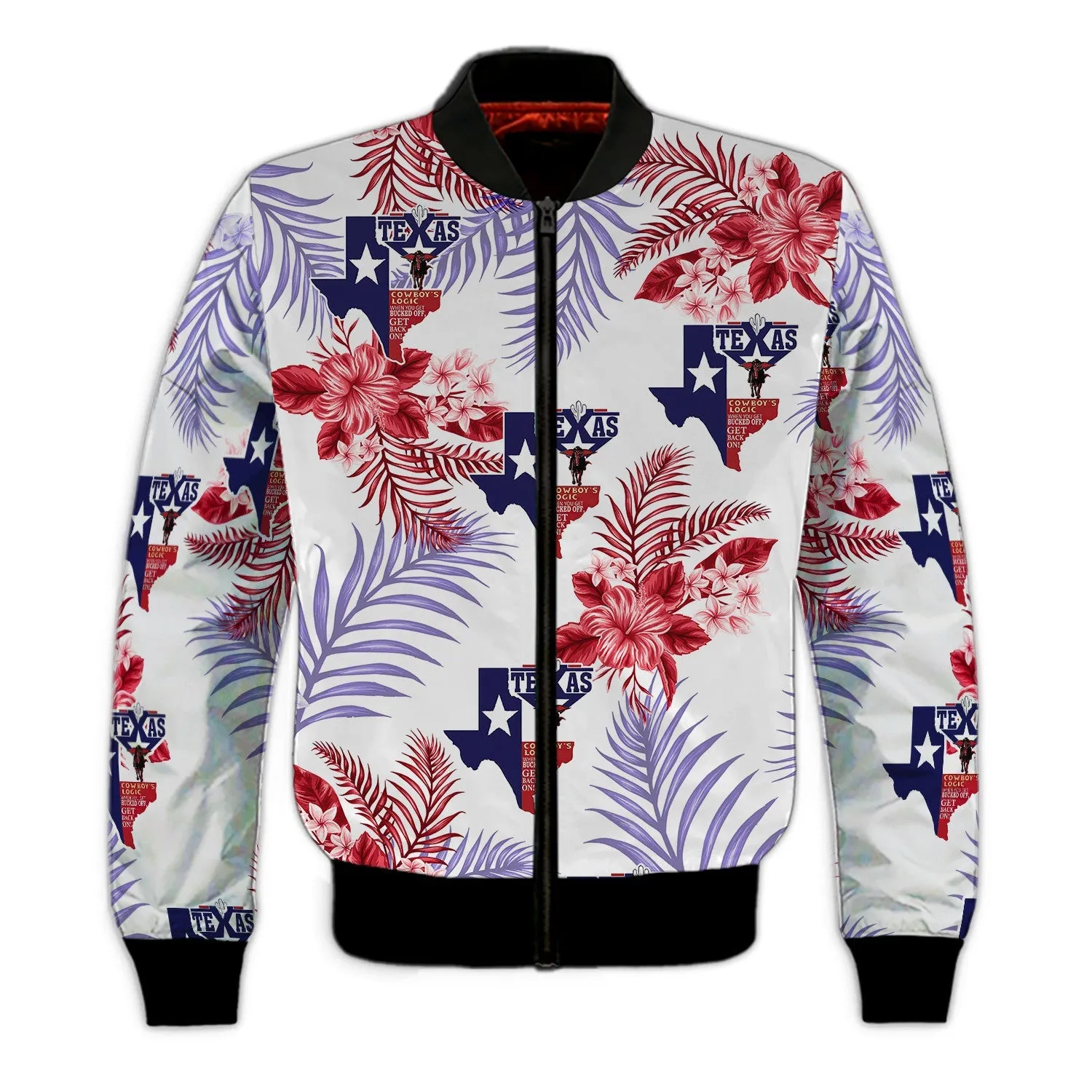 Texas Flag Flower Pattern 3D Full Print Shirt, Perfect Christmas Shirt for Texas Lovers