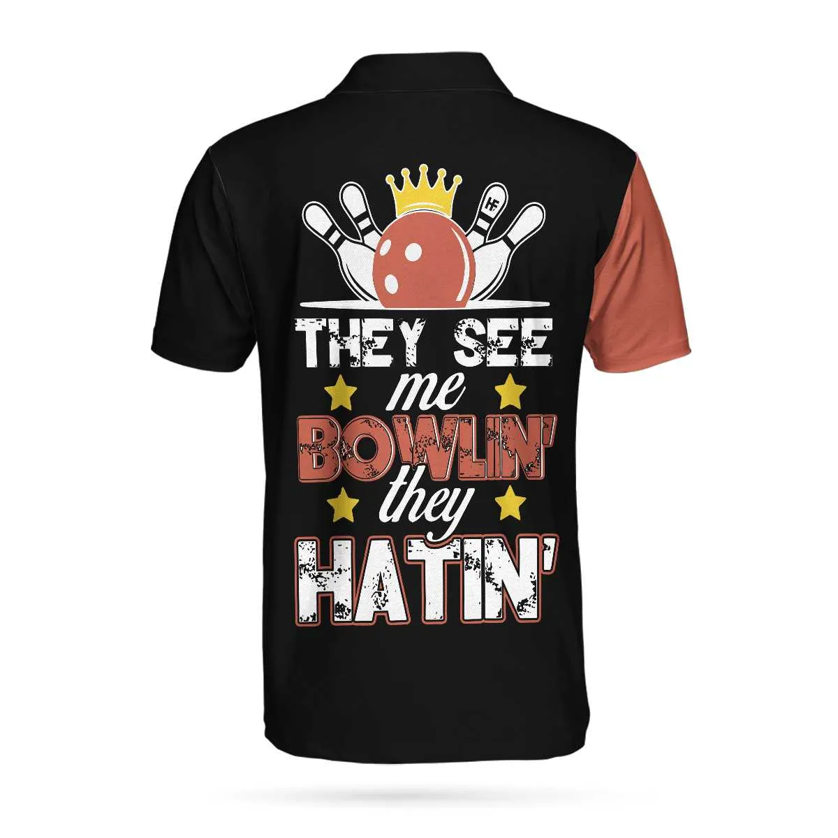 They See Me Bowlin' They Hatin' V2 Polo Shirt, Best Bowling Polo Shirt Design For Professional Bowlers Coolspod