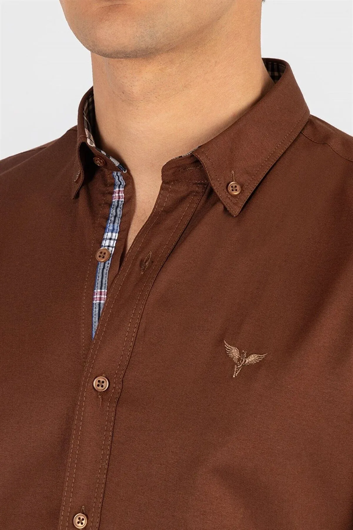 Tudors Men's Brown Shirt