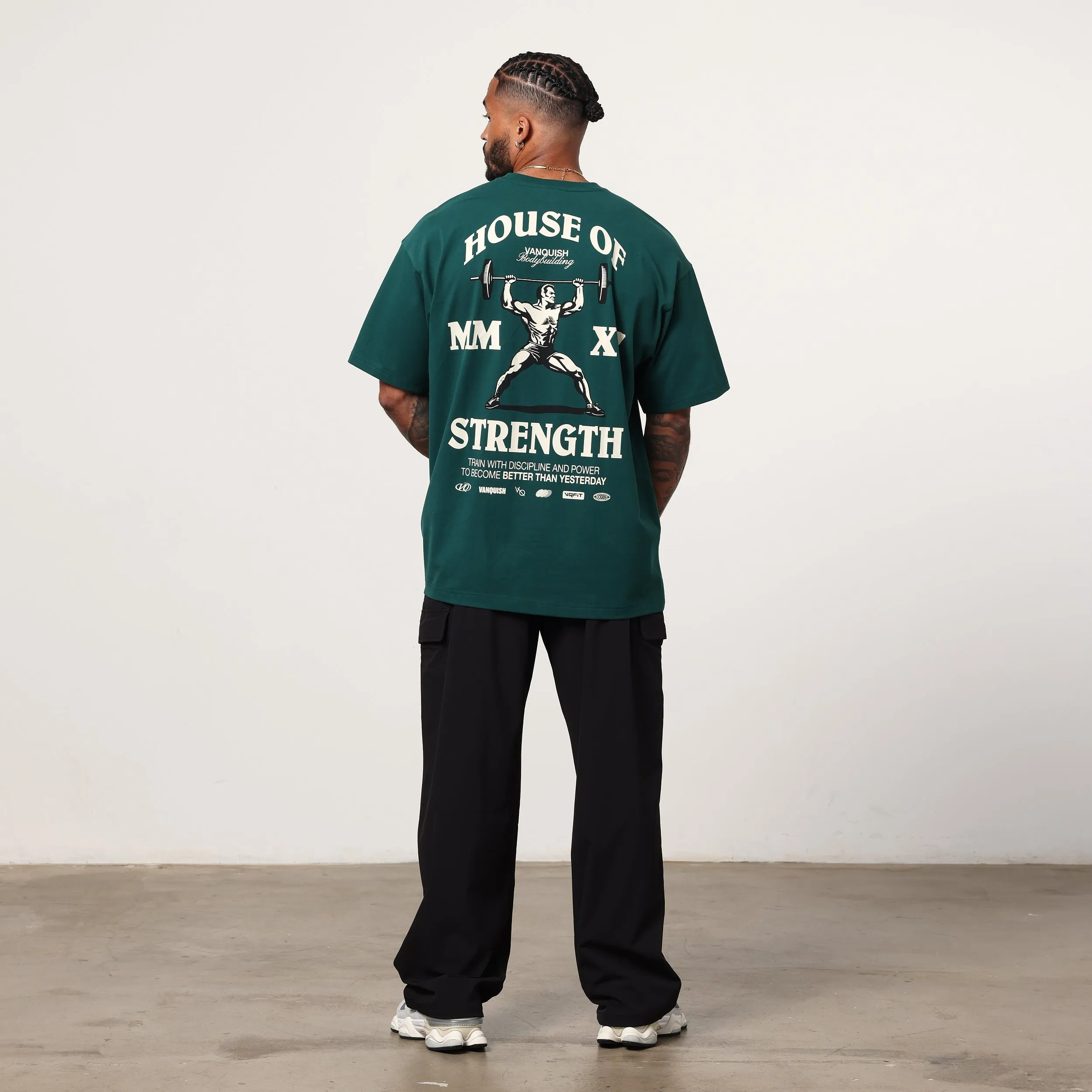 Vanquish TSP Strength MMXV Green Oversized T-Shirt