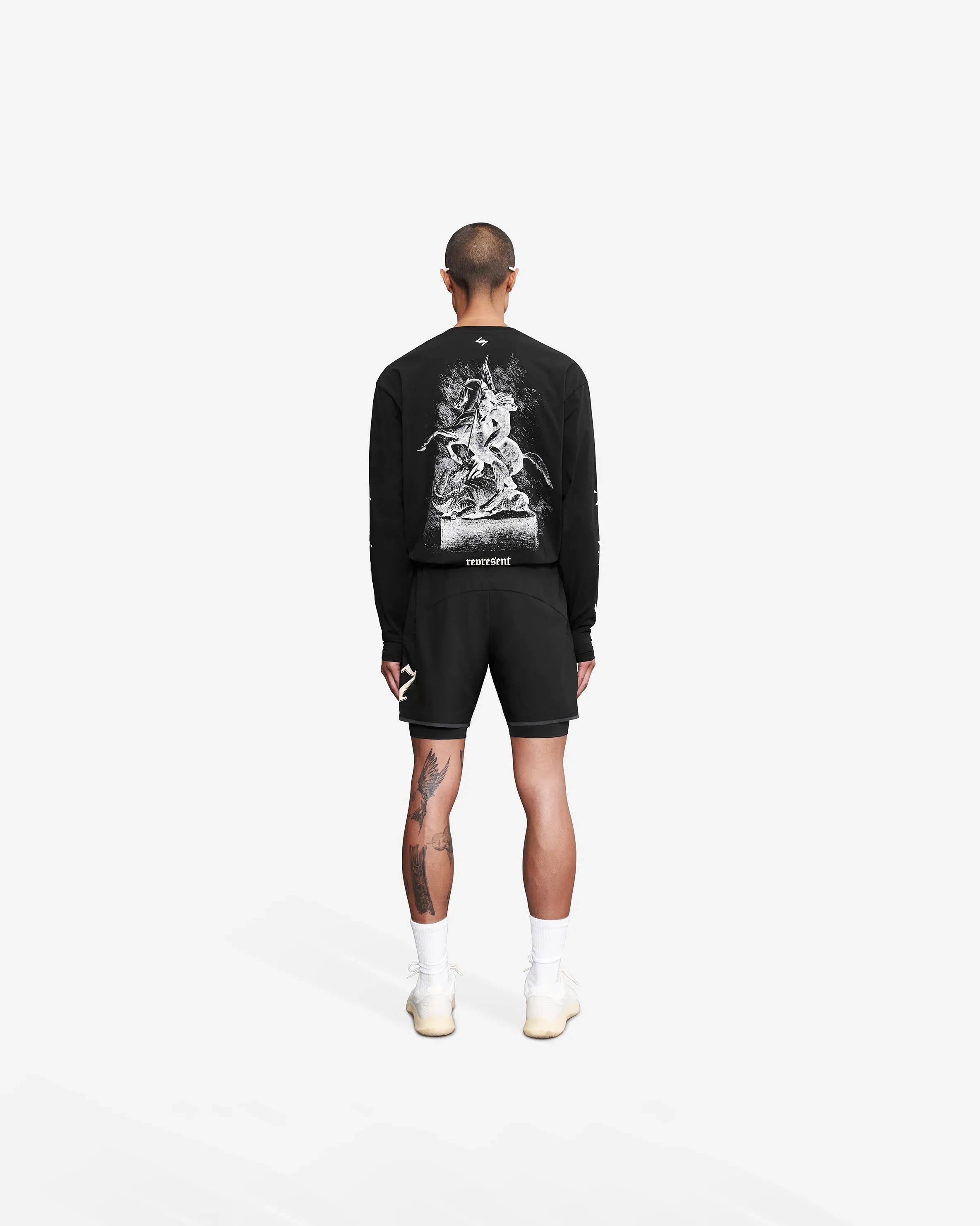 Vintage 247 Long Sleeve T-Shirt - Black Papyrus