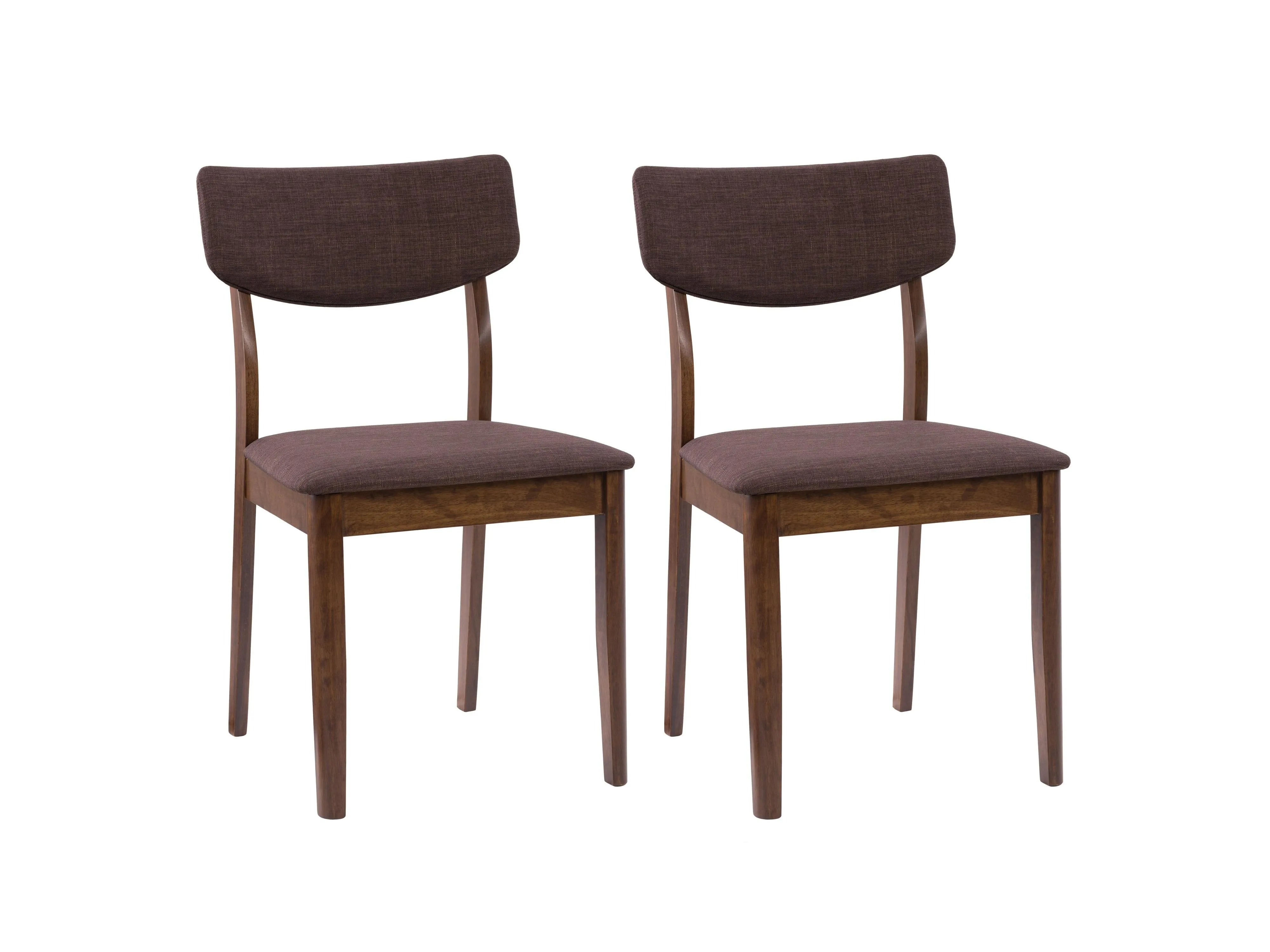 Walnut Dining Chairs, Set of 2