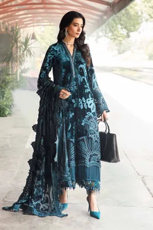 Winter Luxe'24 - 3 Piece Unstitched Embroidered Palachi Suit | DL-1203