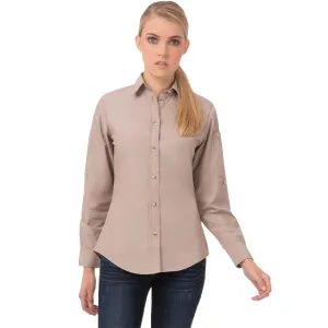 WOMEN CHAMBRAY SHIRT - Ecru