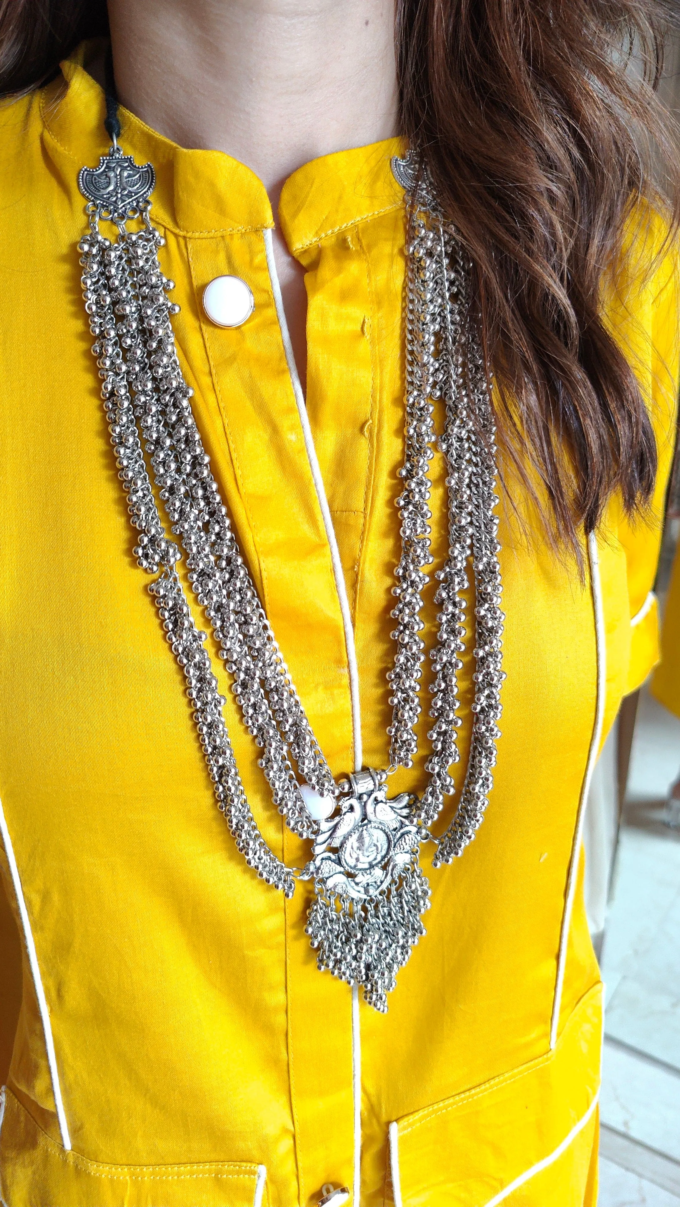 Yellow Pinstripe Dress